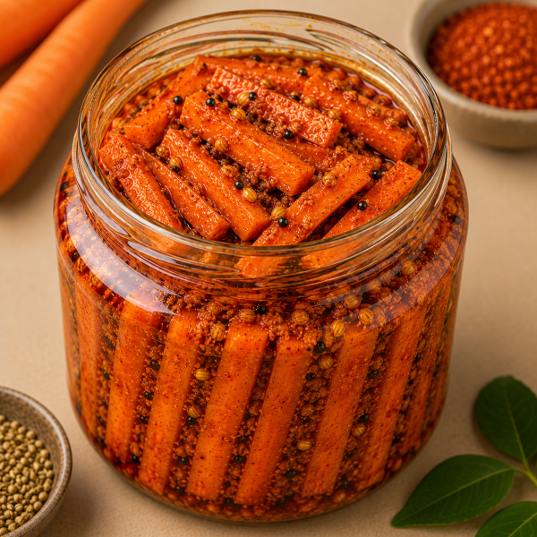 carrot in jar