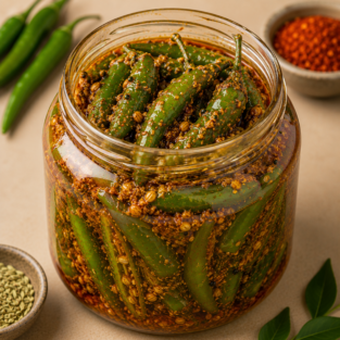chilli in jar